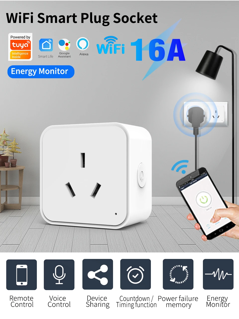 Tuya Wi-Fi Smart Power Strip product image 8