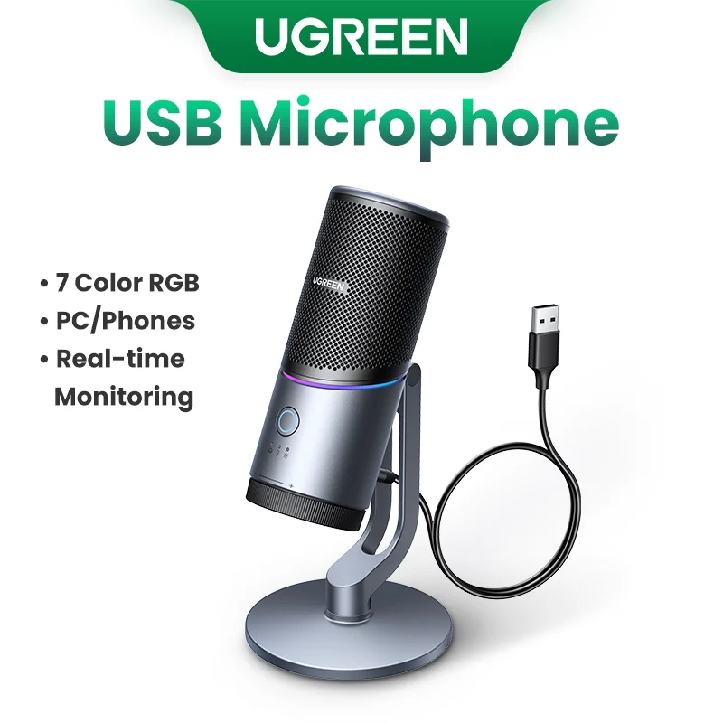 UGREEN CM769 USB-C RGB Condenser Microphone product image 7