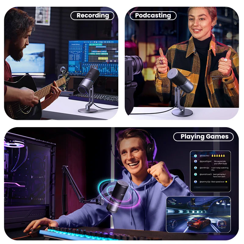 UGREEN CM769 USB-C RGB Condenser Microphone product image 6