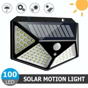 100-LED Solar Motion Sensor Outdoor Light
