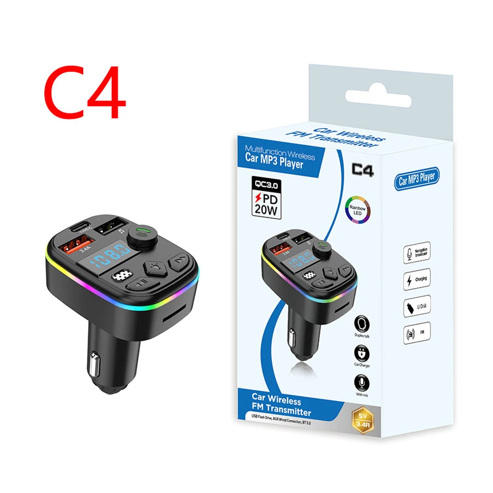 Bluetooth 5.3 Car FM Transmitter and Hands-Free Kit - Image 5