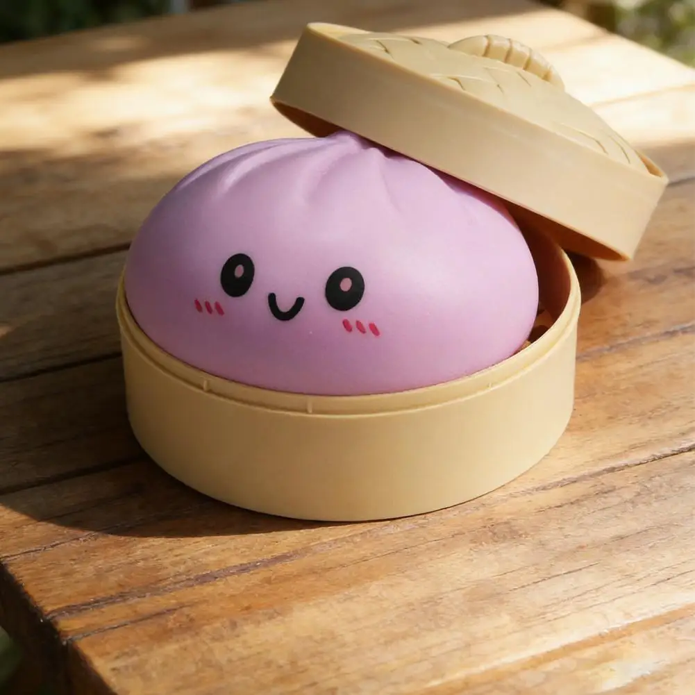 Colourful Steamed Bun Sensory Squeeze Toy - Image 5