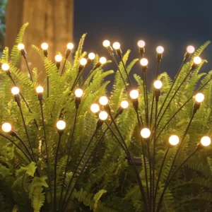 Solar Firefly Garden Lights with 6, 8 or 10 LEDs