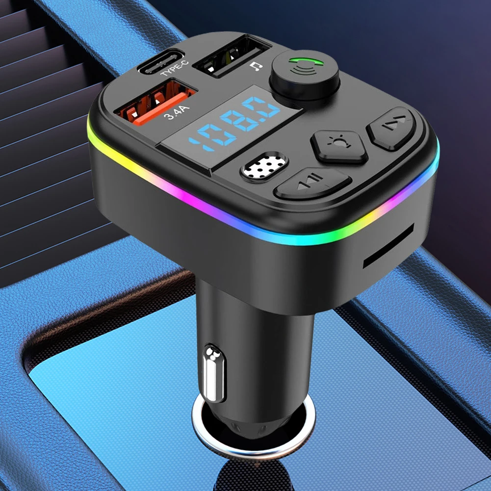 Bluetooth 5.3 Car FM Transmitter and Hands-Free Kit - Image 14