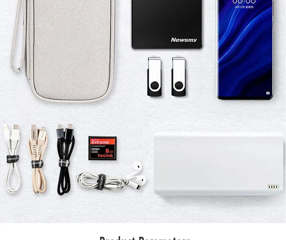 Portable Multi-Layer Cable Organiser Bag - Image 27