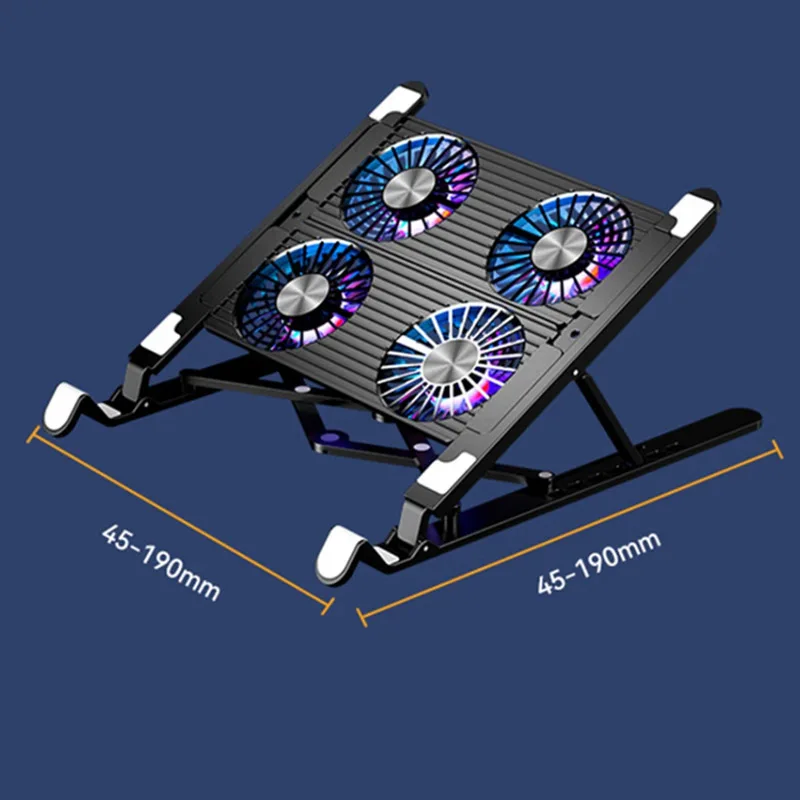 Foldable Laptop Cooling Stand with Four Fans product image 10