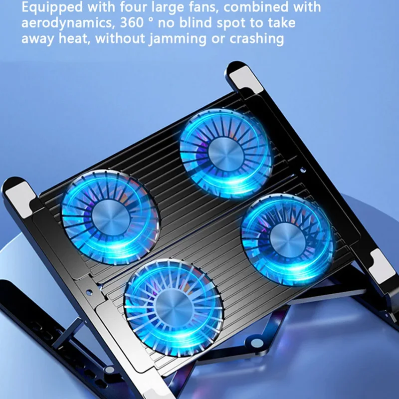 Foldable Laptop Cooling Stand with Four Fans product image 5