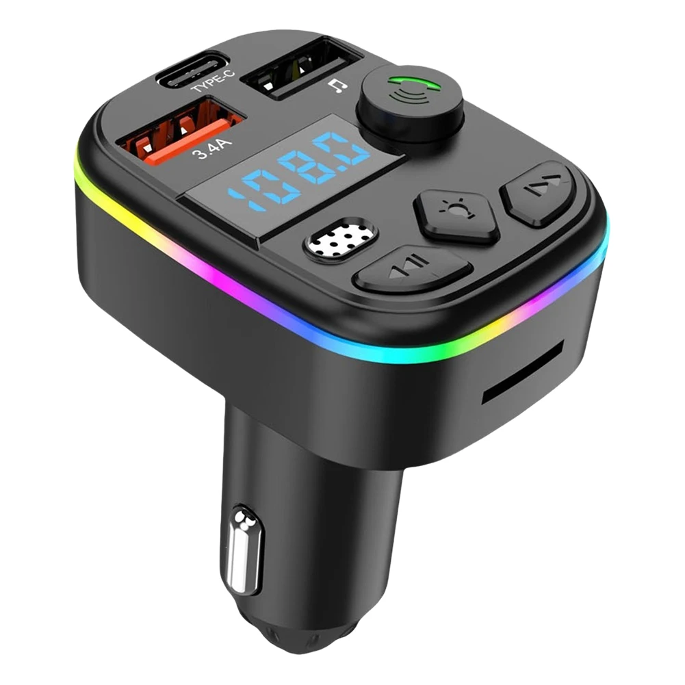 Bluetooth 5.3 Car FM Transmitter and Hands-Free Kit - Image 2