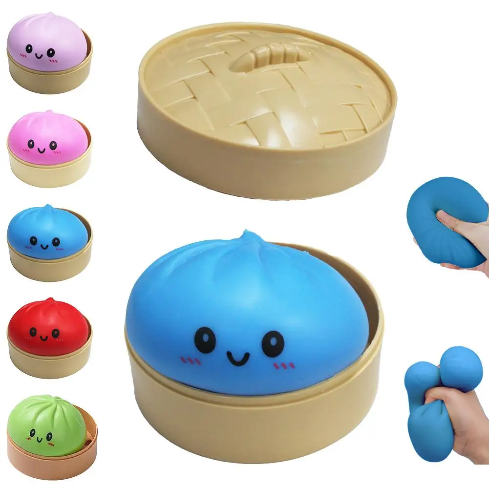 Colourful Steamed Bun Sensory Squeeze Toy - Image 16