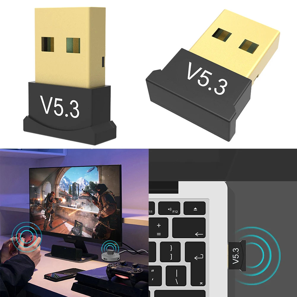 USB Bluetooth 5.3 Adapter for Windows PC