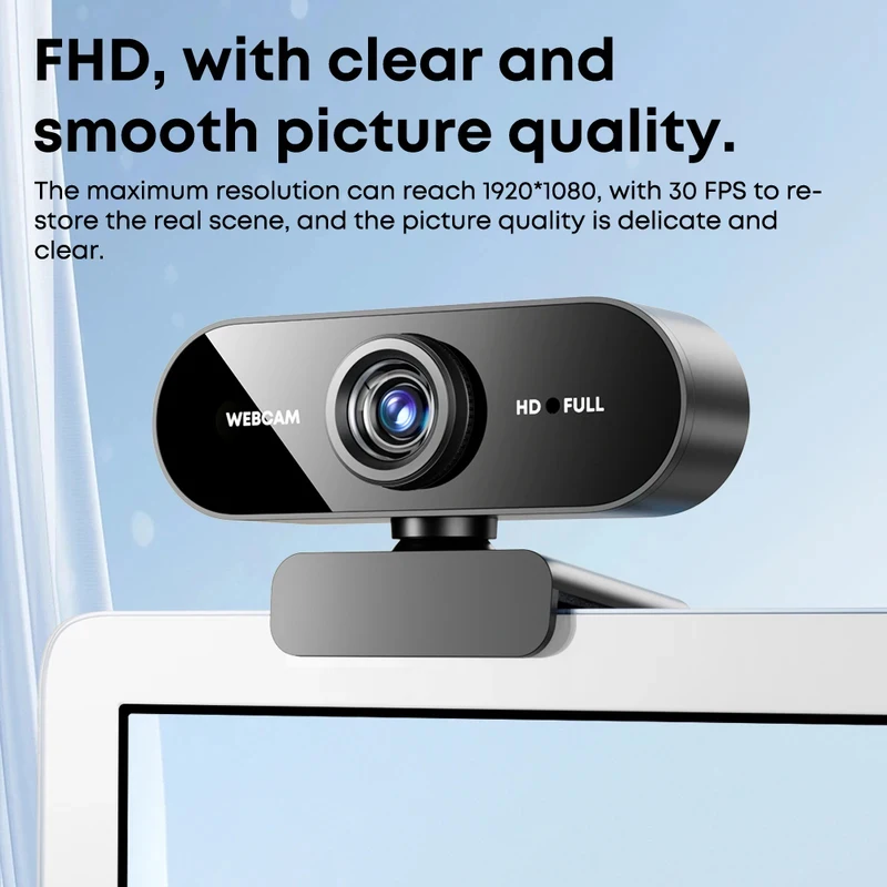 1080p USB Webcam with Microphone and Autofocus - Image 4