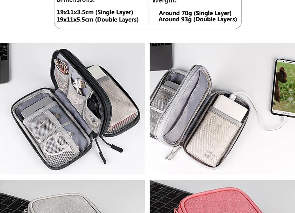 Portable Multi-Layer Cable Organiser Bag - Image 29