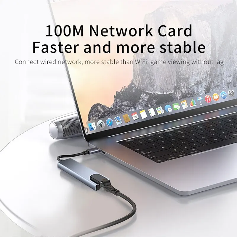8-in-1 USB-C Hub with 4K HDMI, Ethernet and Card Reader product image 3