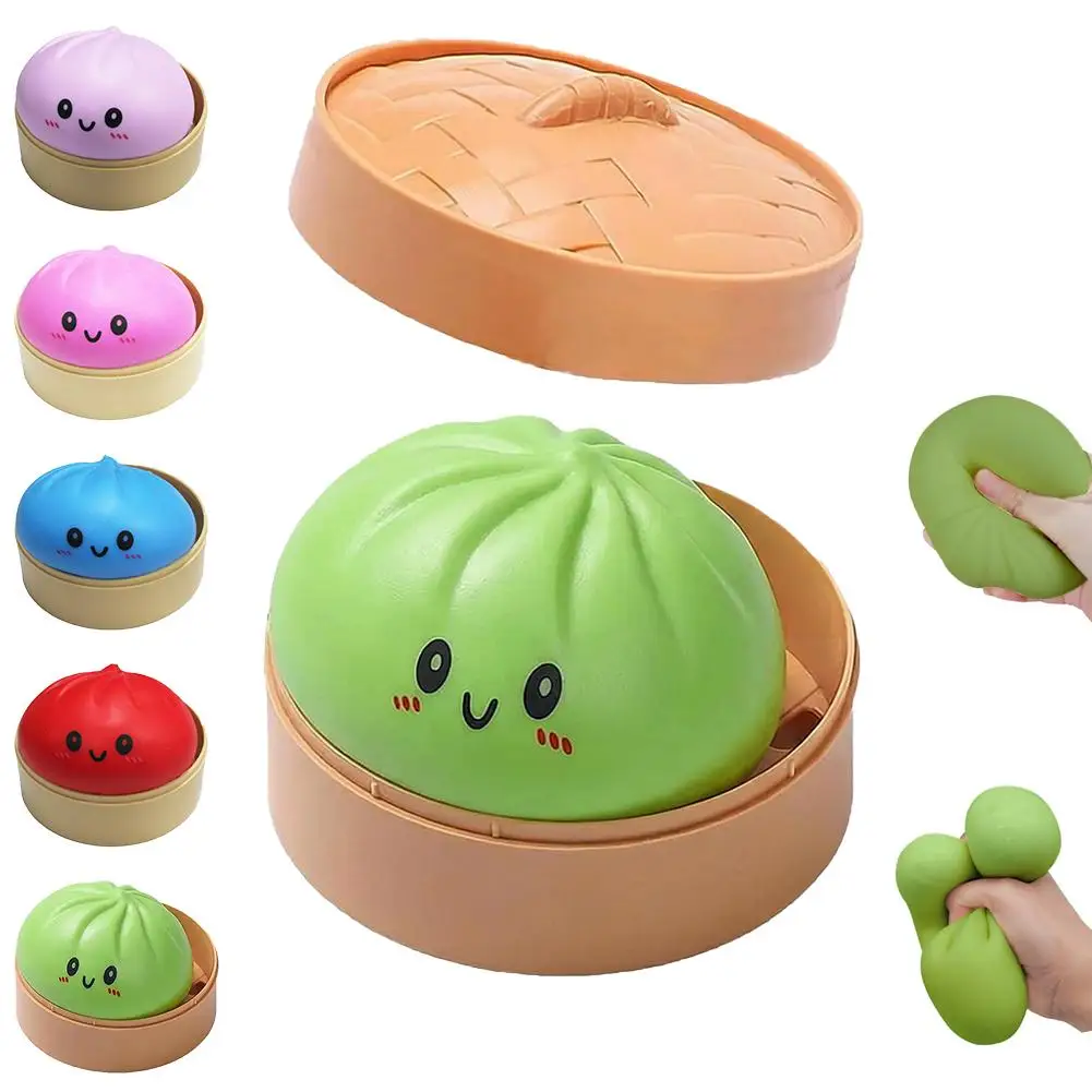 Colourful Steamed Bun Sensory Squeeze Toy - Image 13
