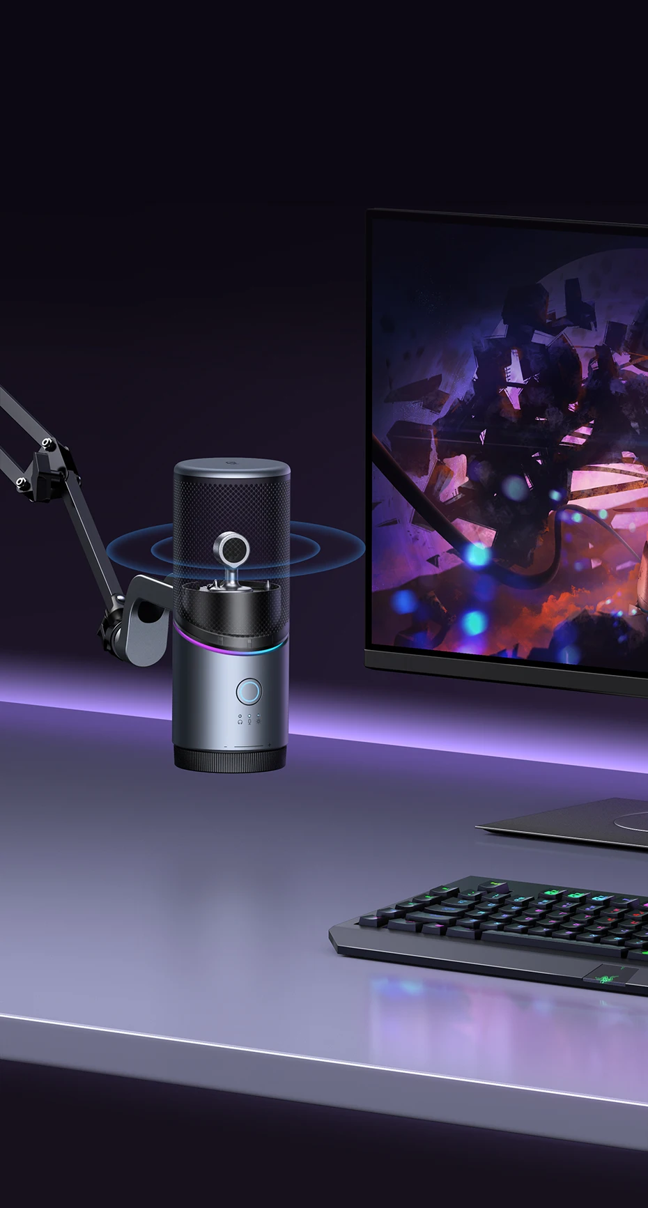 UGREEN CM769 USB-C RGB Condenser Microphone product image 13