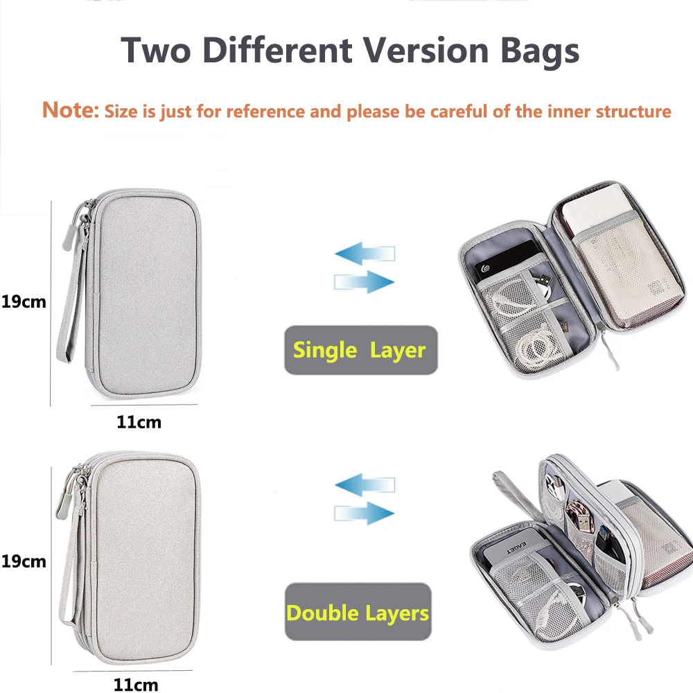 Portable Multi-Layer Cable Organiser Bag - Image 3