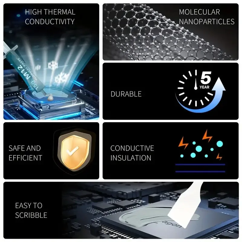 M12 Thermal Paste for CPU, GPU and Console Cooling - Image 24