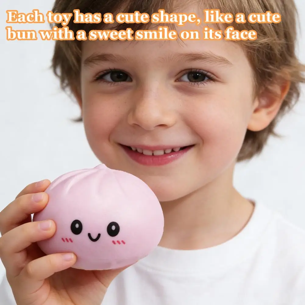Colourful Steamed Bun Sensory Squeeze Toy - Image 6