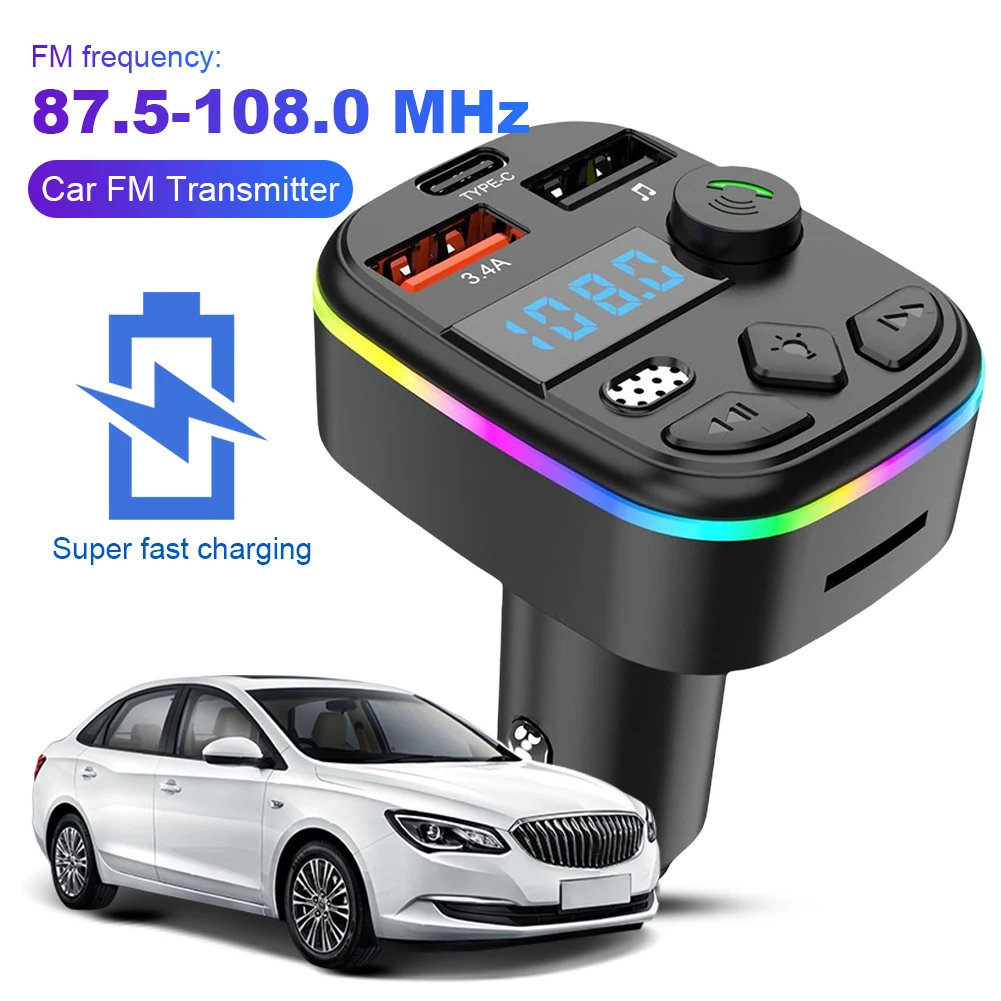 Bluetooth 5.3 Car FM Transmitter and Hands-Free Kit - Image 10