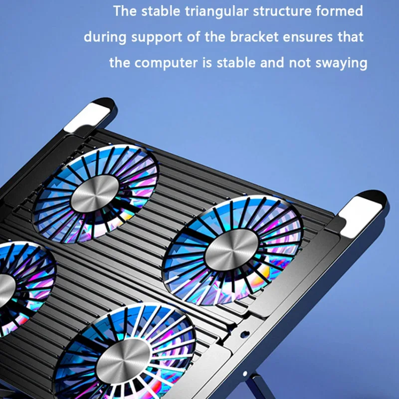 Foldable Laptop Cooling Stand with Four Fans product image 4