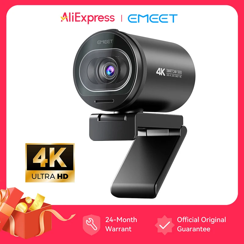 EMEET S600 4K Autofocus Webcam with Dual Microphones product image 2
