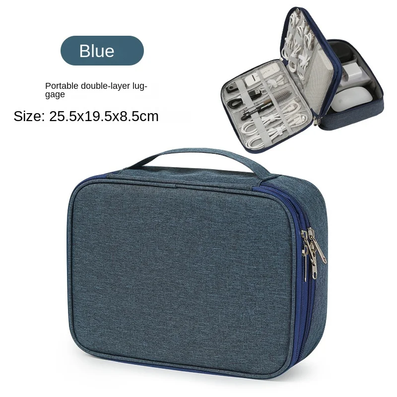 Double-Layer Travel Cable Organiser Case - Image 22
