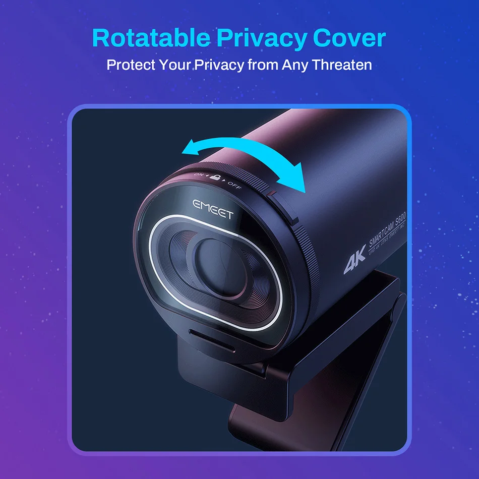 EMEET S600 4K Autofocus Webcam with Dual Microphones product image 15