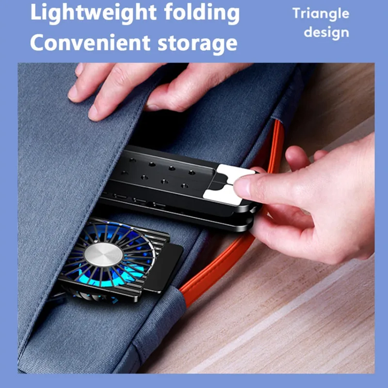 Foldable Laptop Cooling Stand with Four Fans product image 6