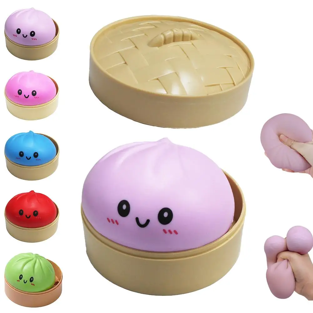 Colourful Steamed Bun Sensory Squeeze Toy - Image 14