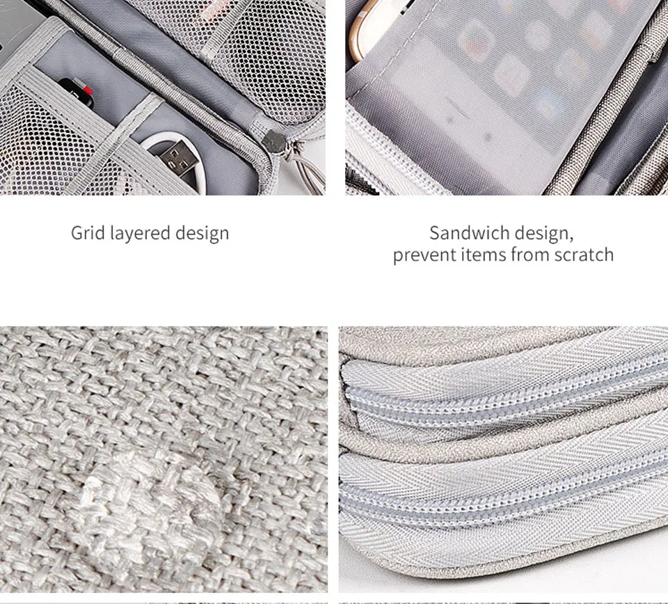 Portable Multi-Layer Cable Organiser Bag - Image 25