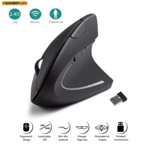 Ergonomic 2.4GHz Wireless Vertical Mouse