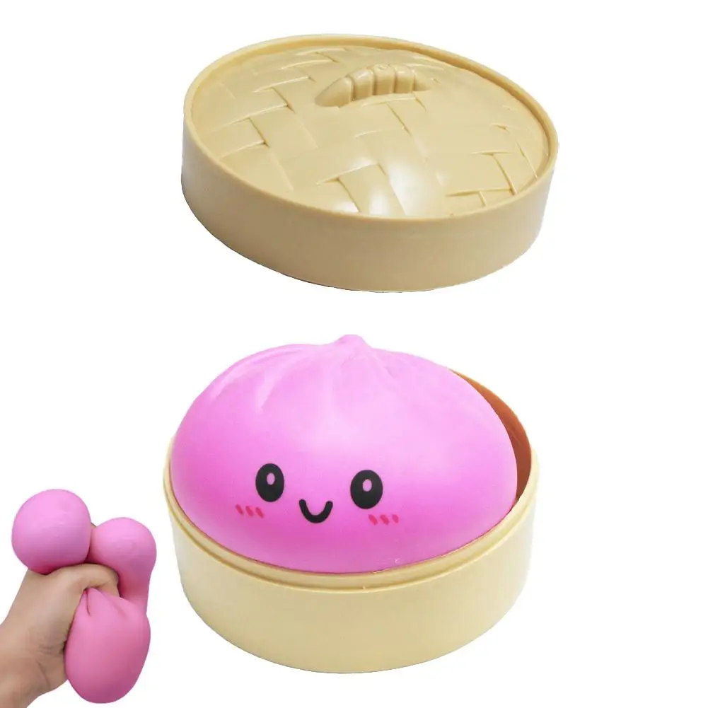 Colourful Steamed Bun Sensory Squeeze Toy - Image 7