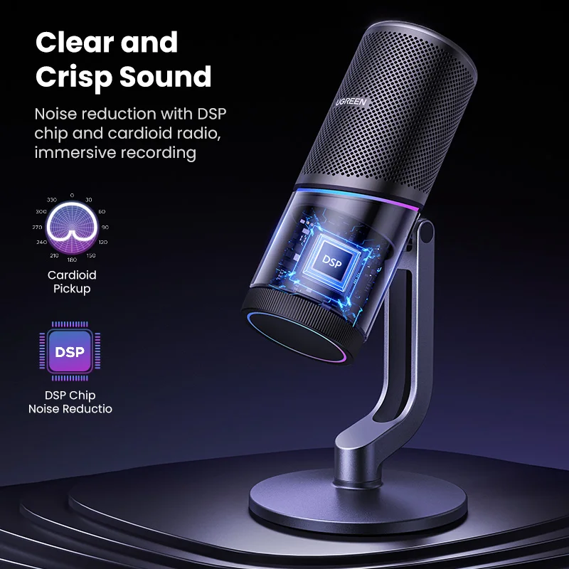 UGREEN CM769 USB-C RGB Condenser Microphone product image 3
