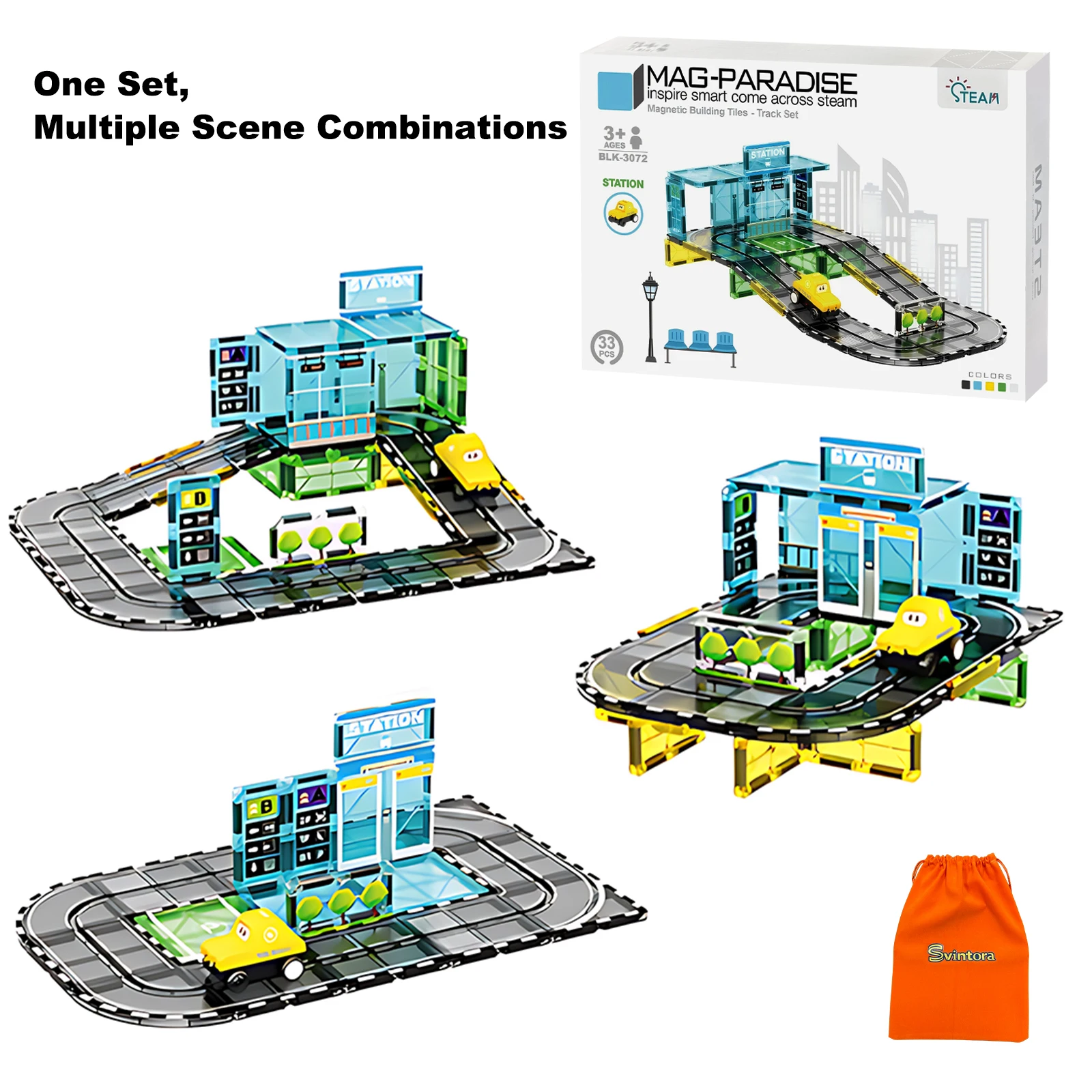 Magnetic STEM Building Tiles for Children - Image 8