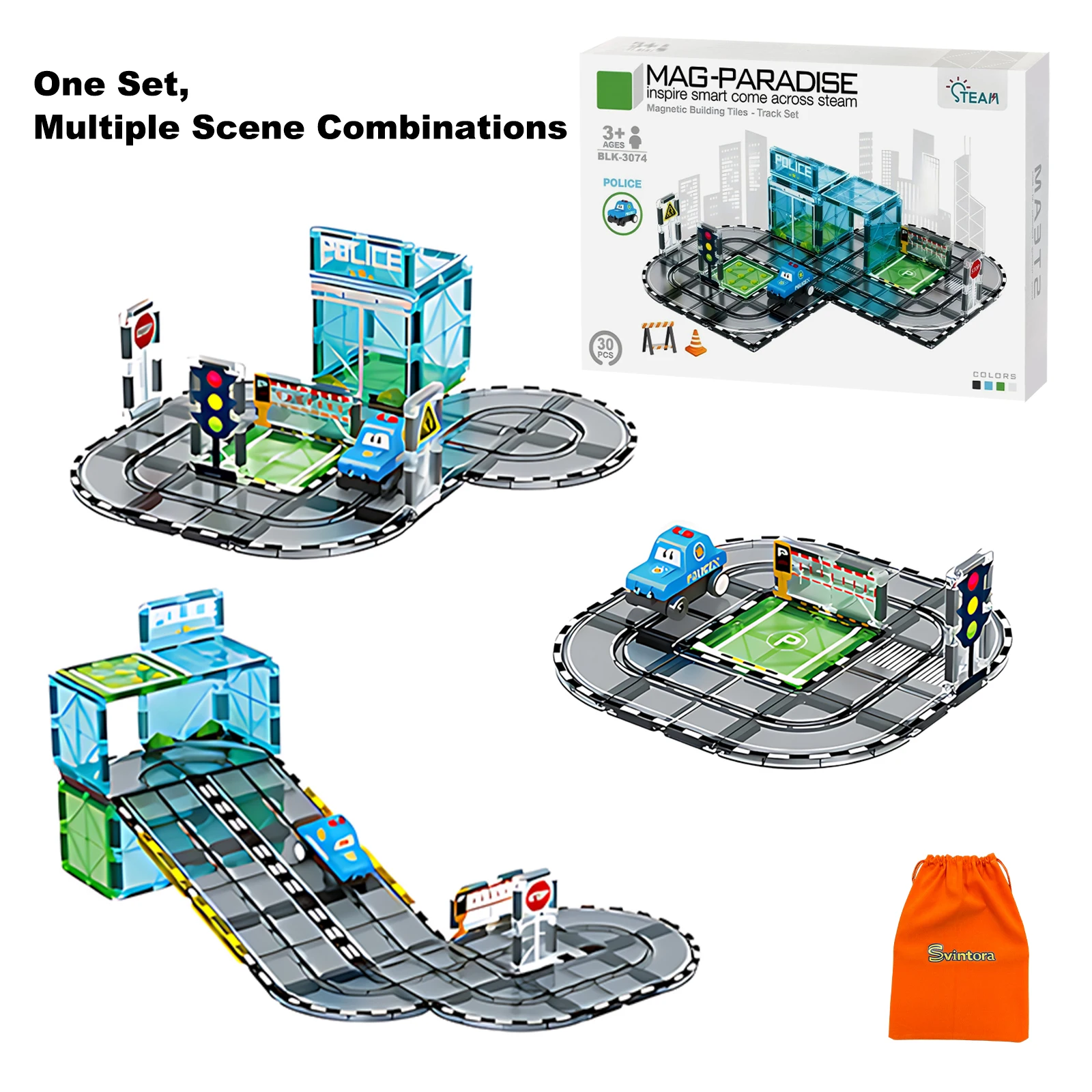 Magnetic STEM Building Tiles for Children - Image 2