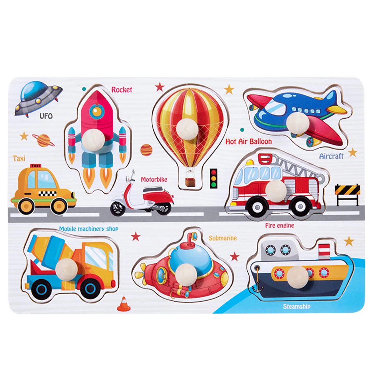 Wooden Montessori Jigsaw Puzzle - Image 13