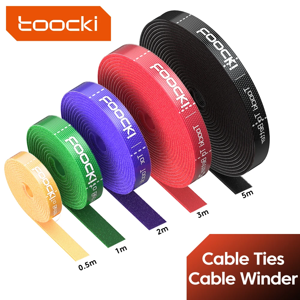 Toocki Reusable Cable Management Tape