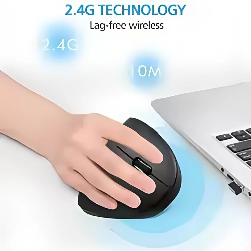 Ergonomic 2.4GHz Wireless Vertical Mouse - Image 5