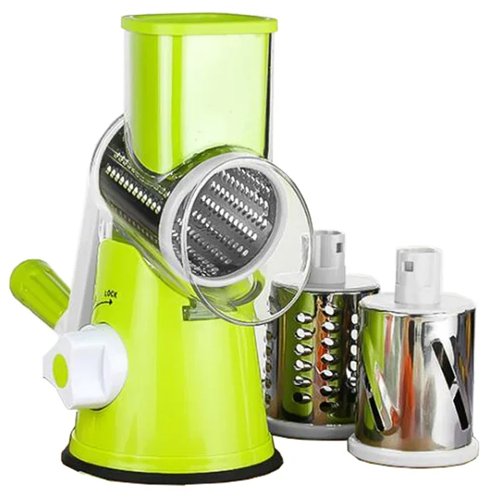 Manual Rotary Cheese Grater and Vegetable Slicer - Image 8