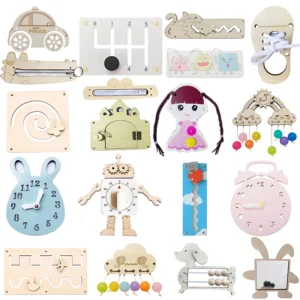 Montessori Busy Board DIY Accessories Set