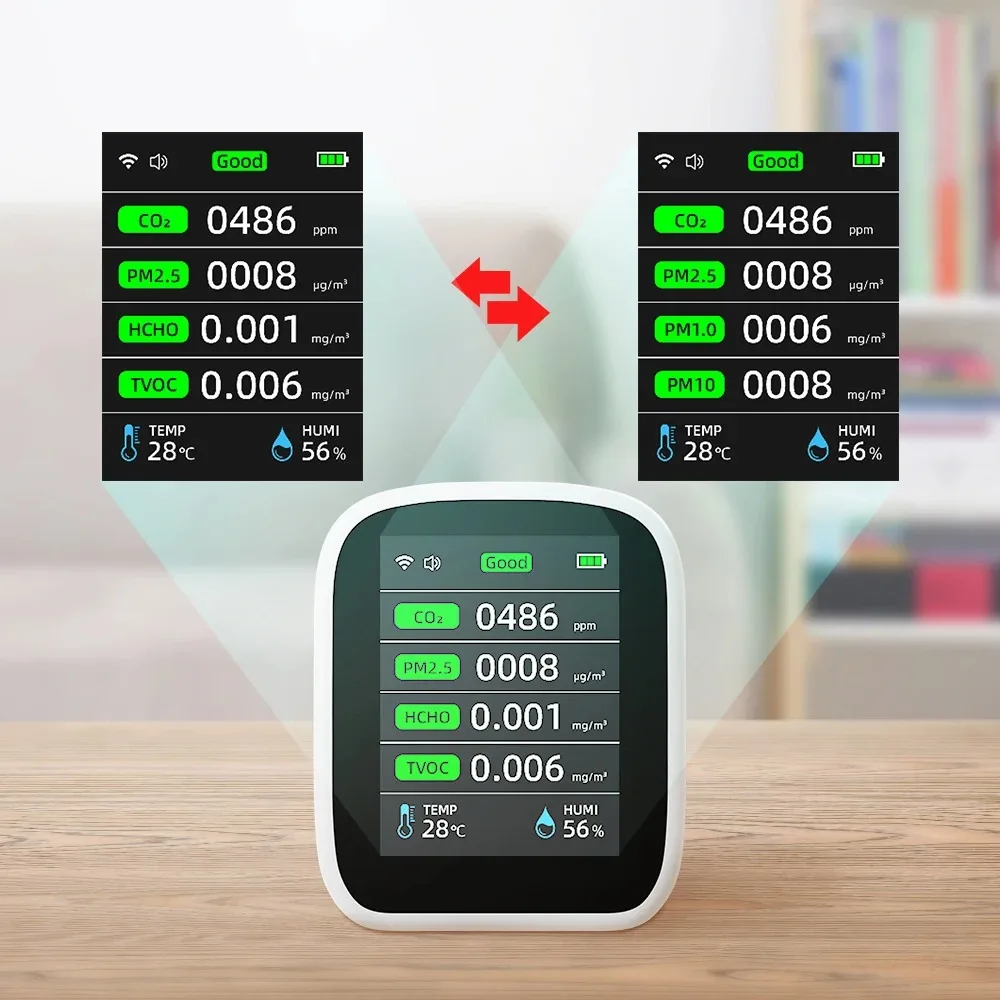 Tuya Wi-Fi 8-in-1 Air Quality Monitor - Image 6