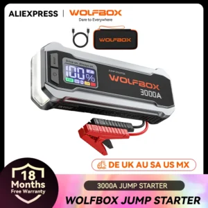 WOLFBOX 3000A Car Jump Starter and Power Bank