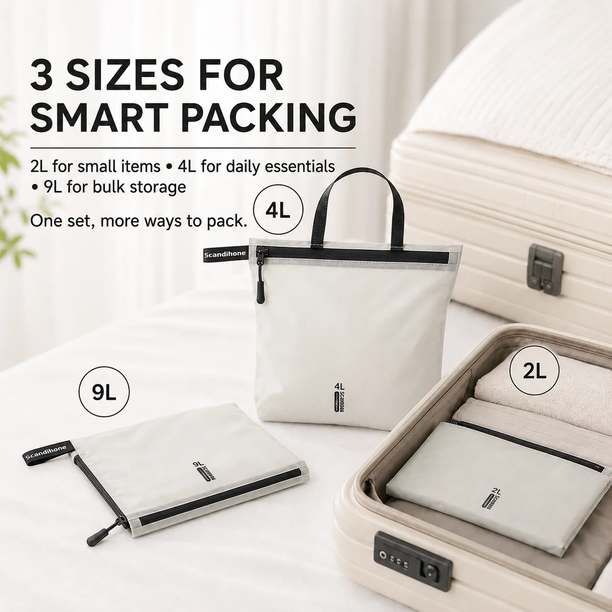 Water-Resistant Travel Packing Organiser Pouch - Image 2
