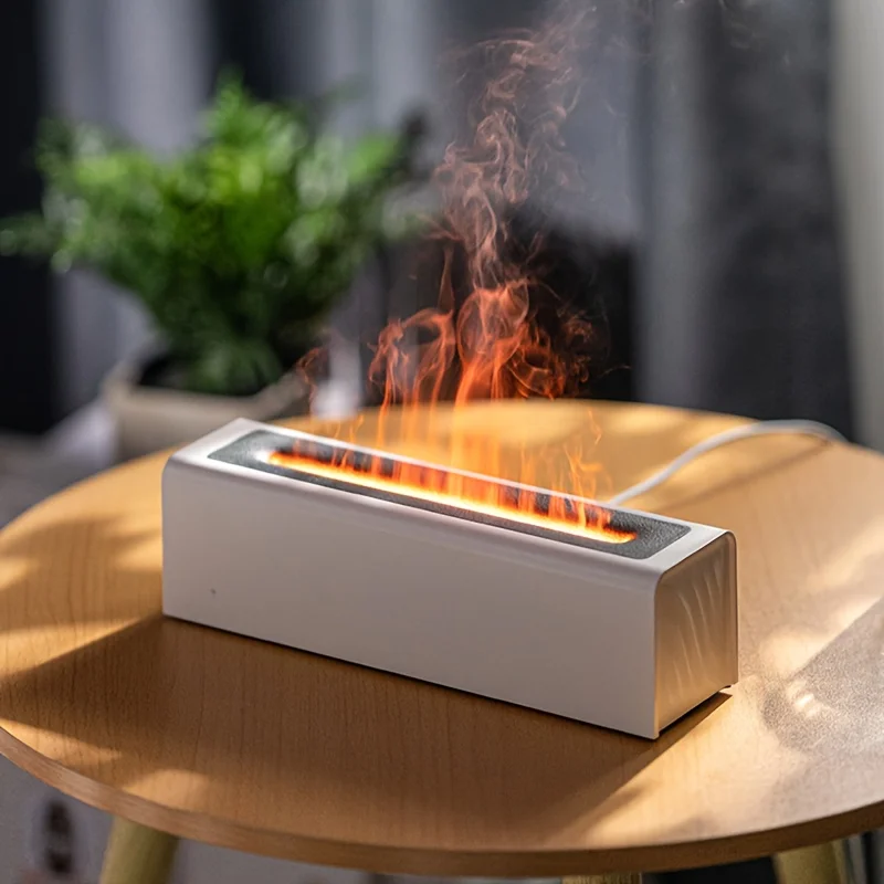 Flame-Effect Aroma Diffuser with 7-Colour Light - Image 5