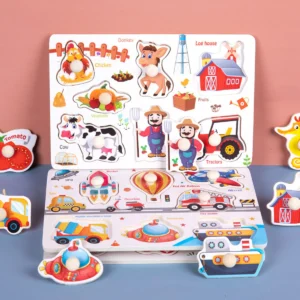 Wooden Montessori Jigsaw Puzzle