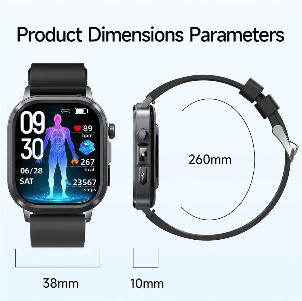 AMOLED ECG Smartwatch with Bluetooth Calling - Image 5