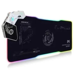 RGB Gaming Mouse Pad with 15W Wireless Charging
