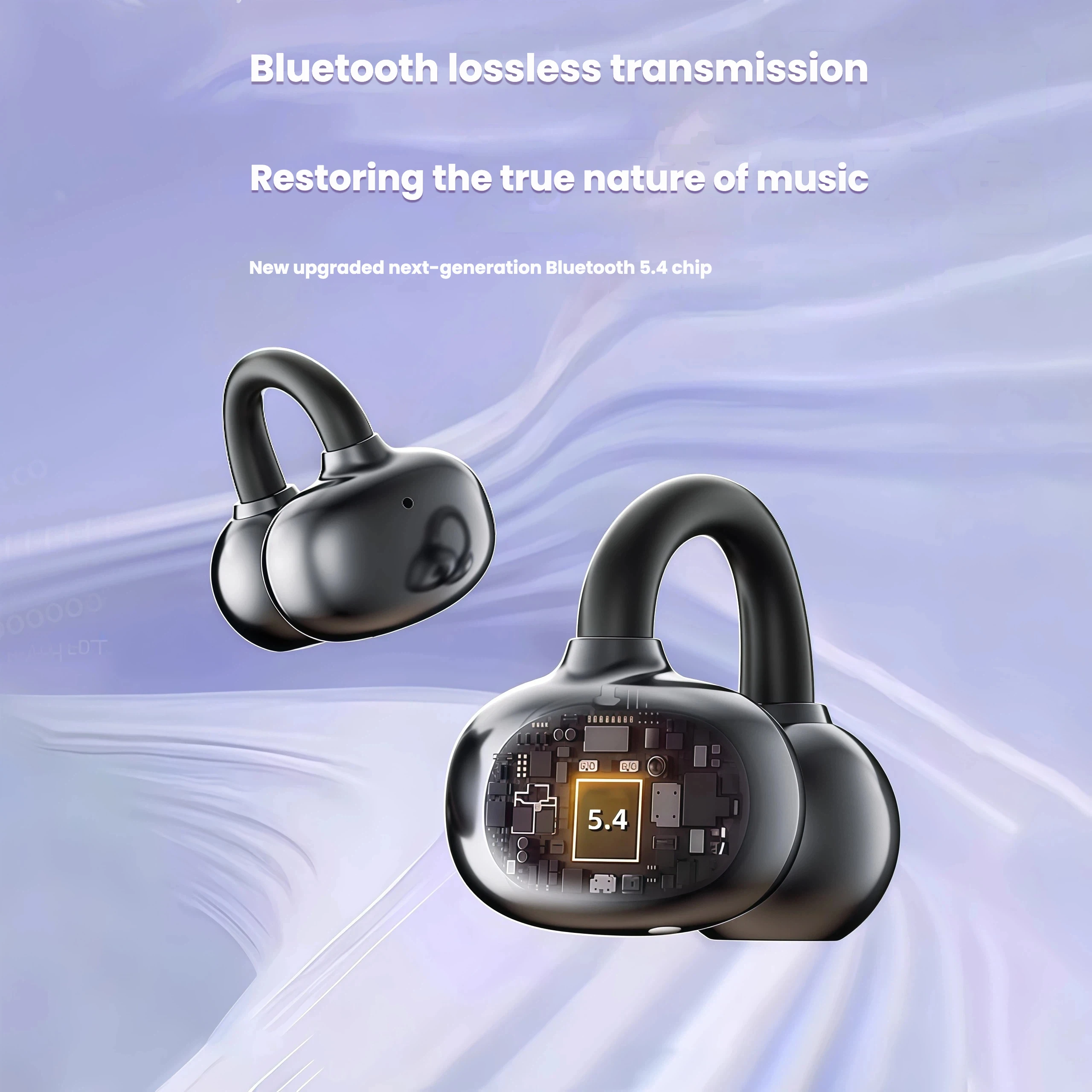 OWS Clip-On Open-Ear Wireless Earbuds - Image 4