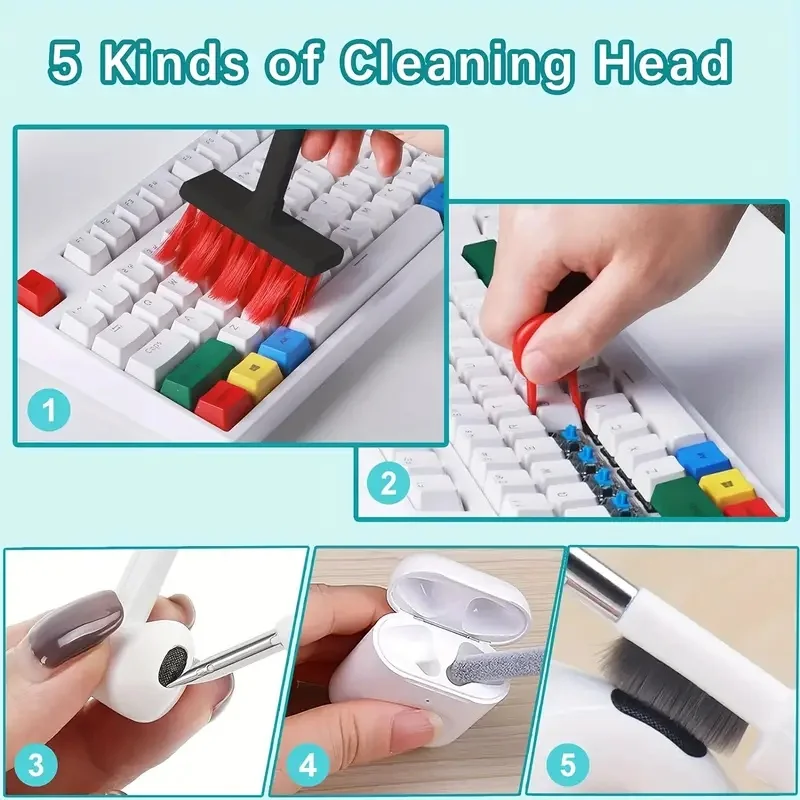 5-in-1 Keyboard and Earbud Cleaning Kit - Image 3