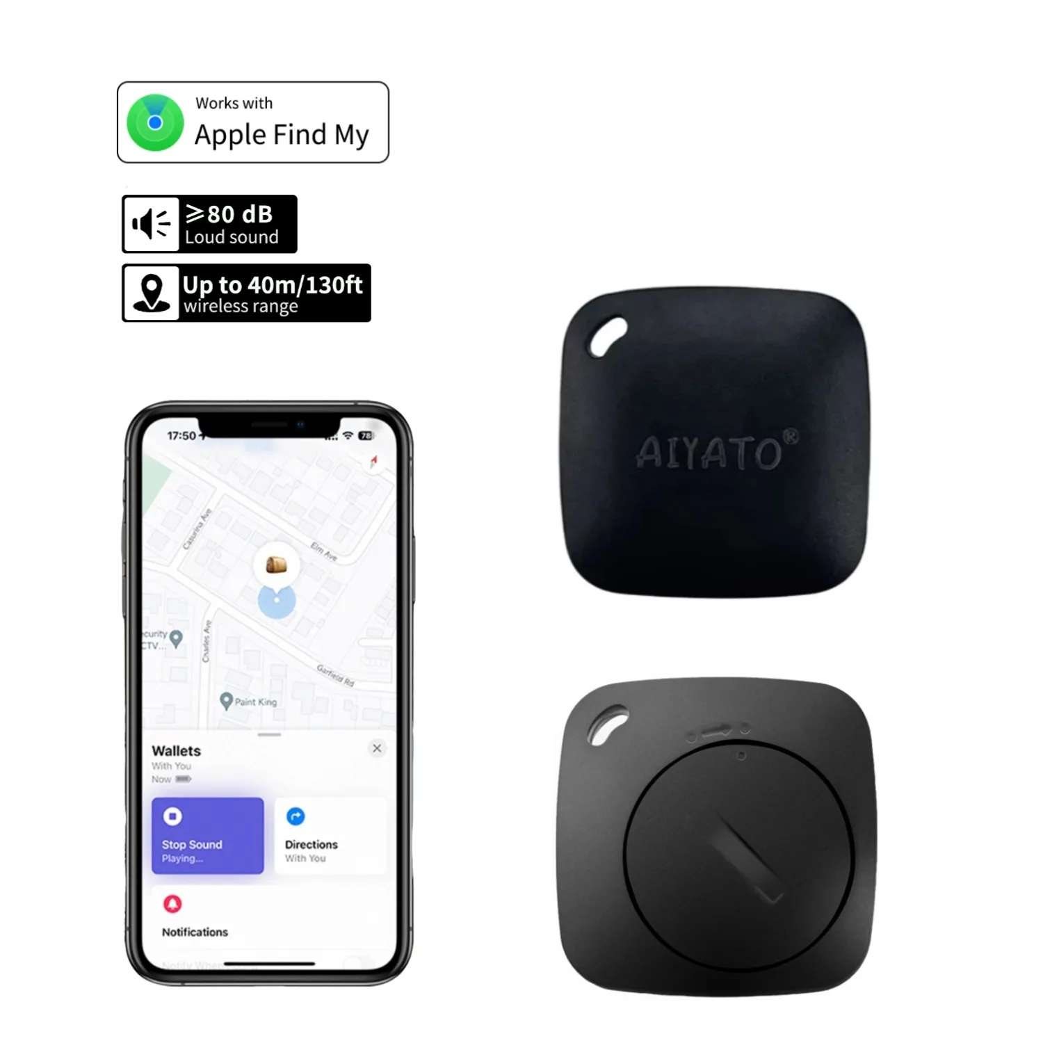 Find My Compatible Bluetooth Luggage Tracker for iOS